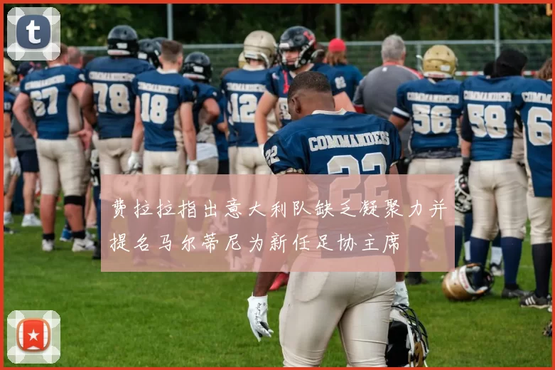 费拉拉指出意大利队缺乏凝聚力并提名马尔蒂尼为新任足协主席
